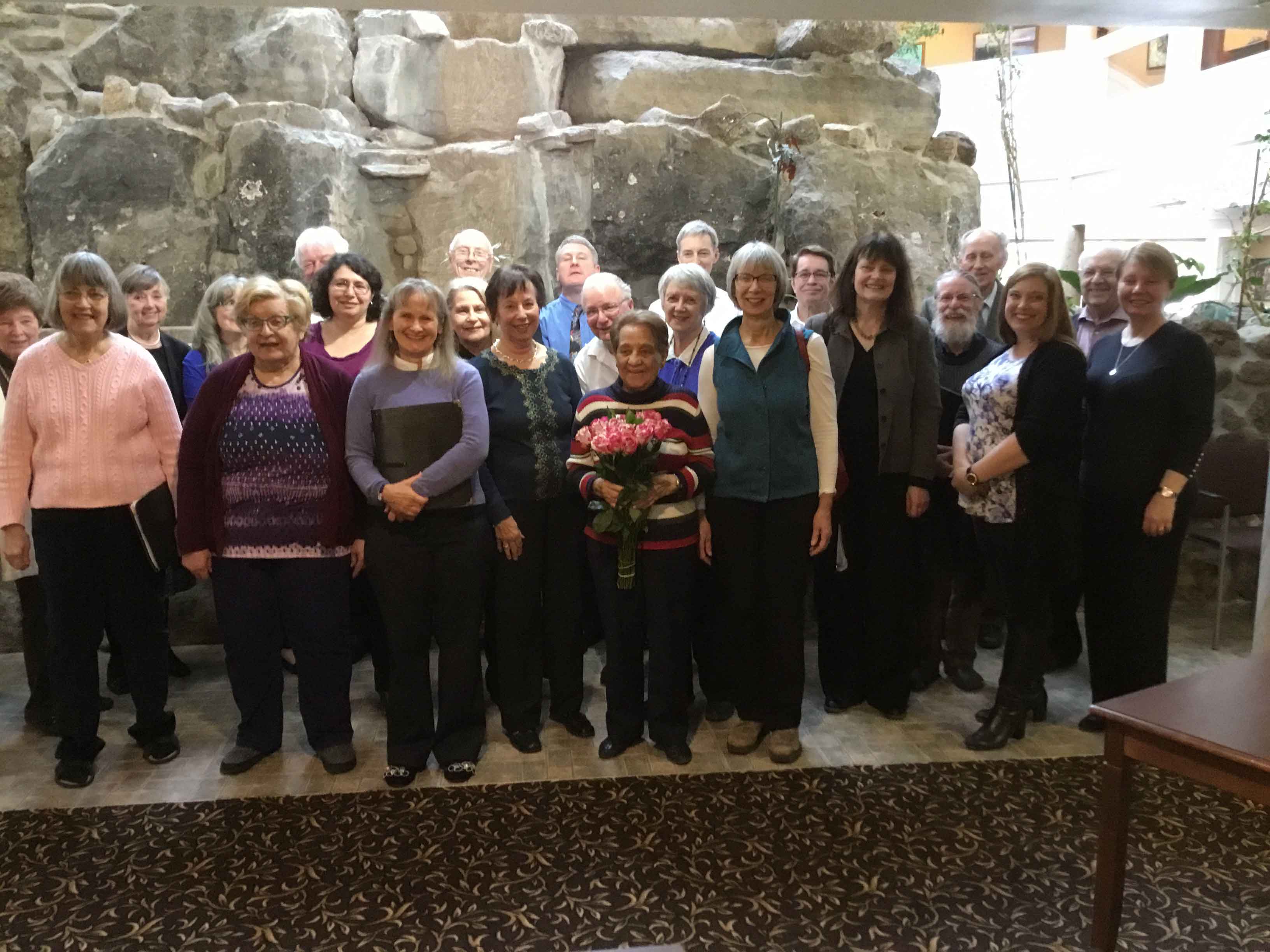 visit with Joan in March 2018